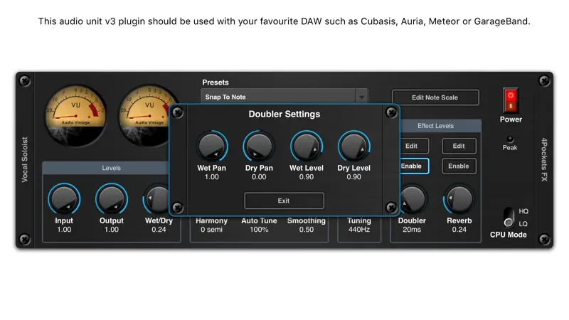 Vocal Soloist AUv3 Plugin screenshot 3 of 4