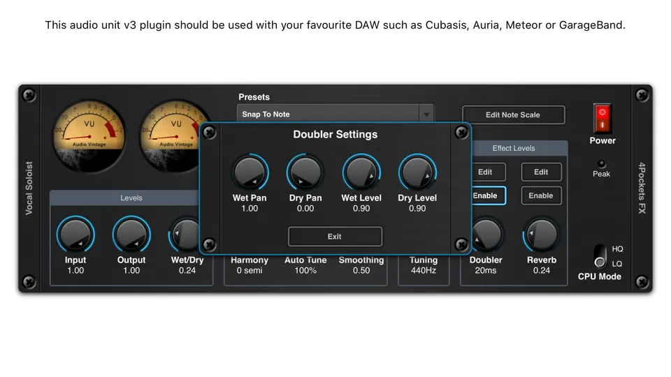 Vocal Soloist AUv3 Plugin iPhone Ekran Görüntüsü 3
