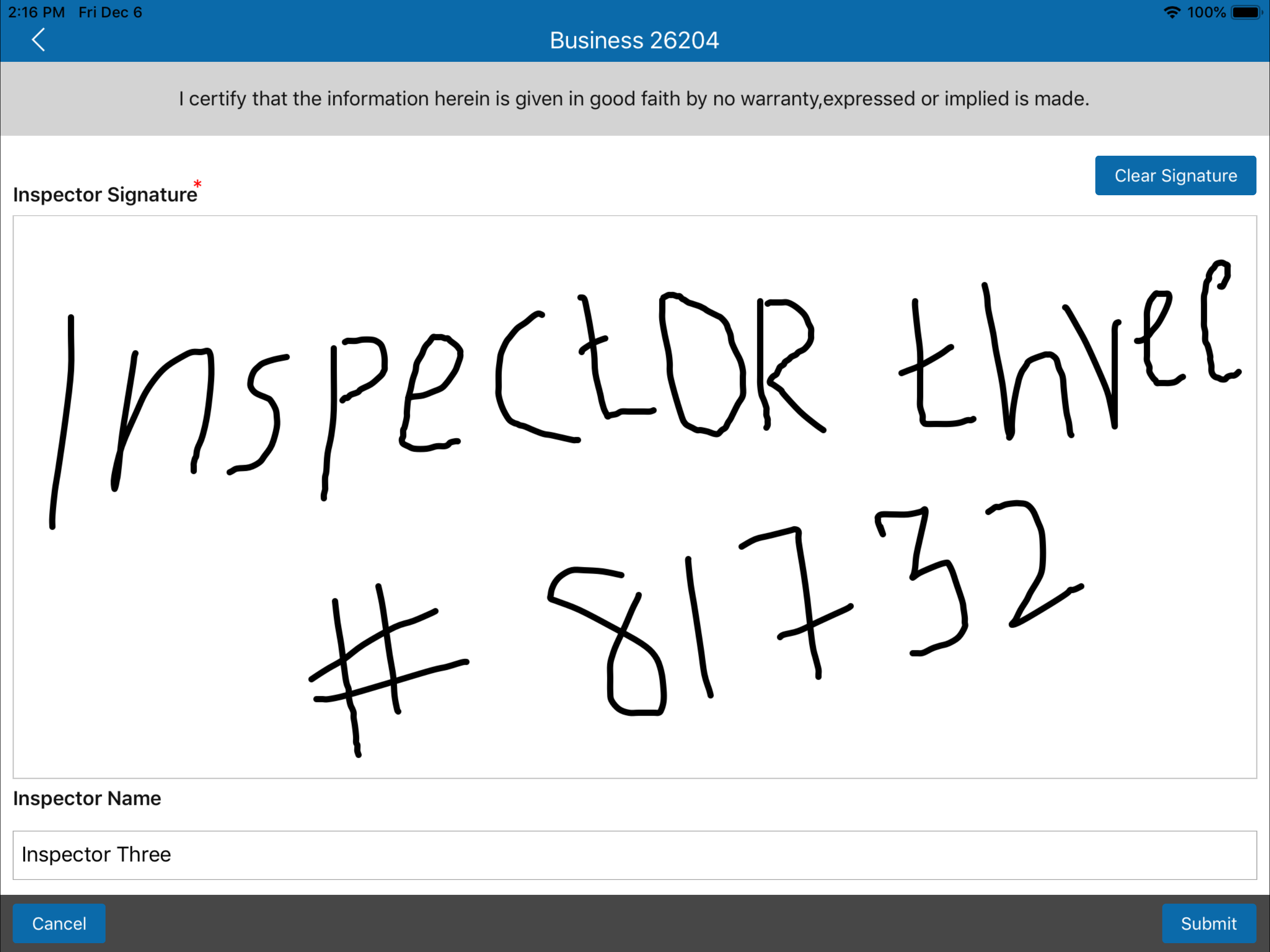Streamline Inspections screenshot 5
