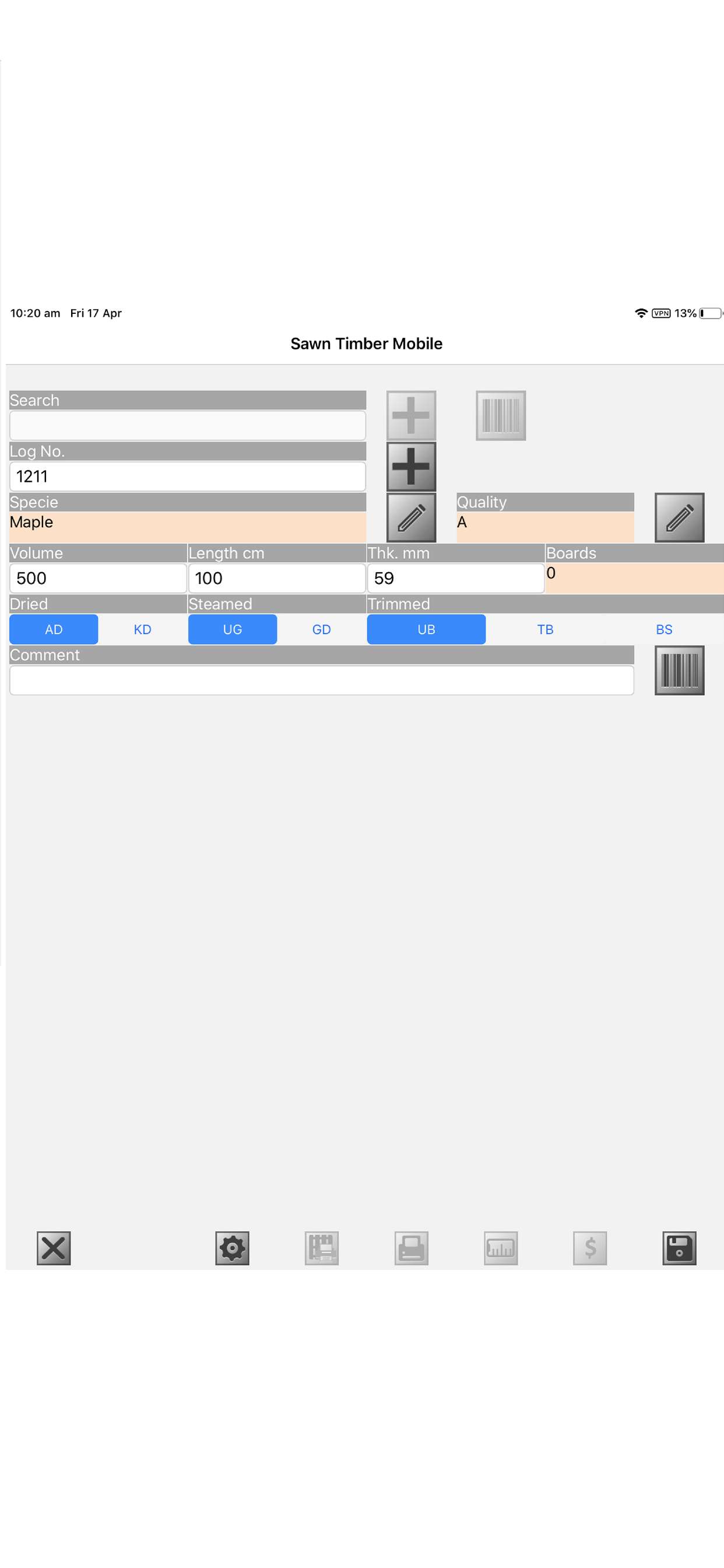 TIMBERplus Sawn Timber Mobile