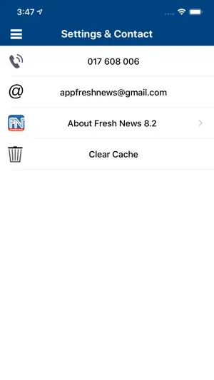 Fresh News International screenshot 2
