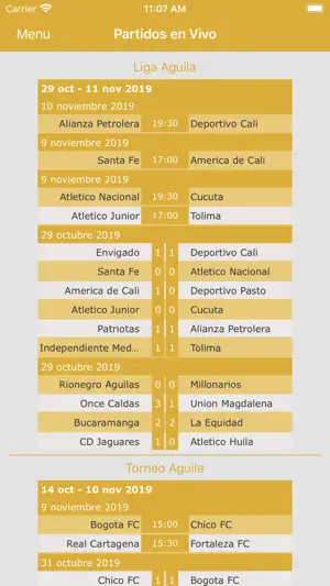 Colombian Soccer live screenshot 2