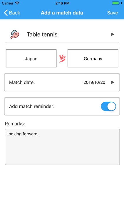Match-Reminder
