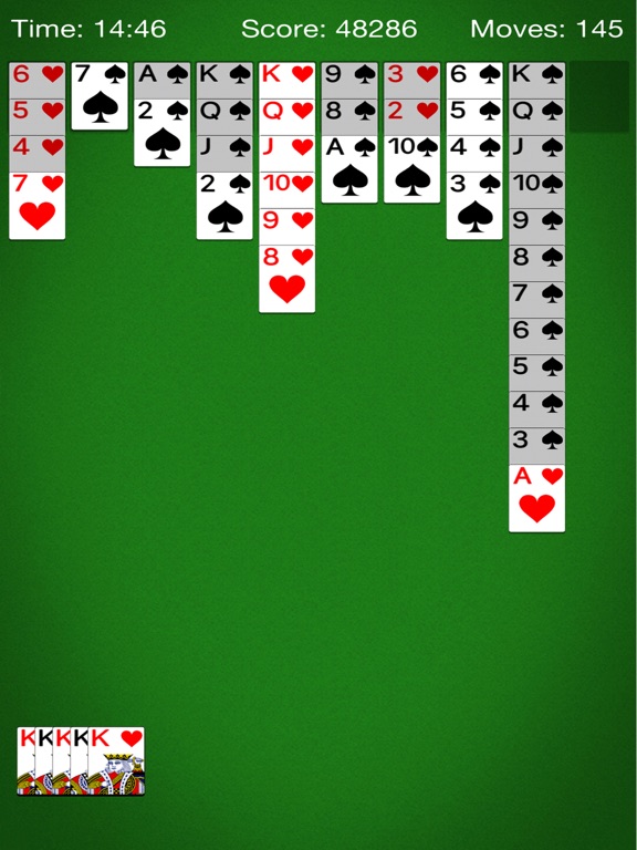 Spider Solitaire - Cards Game iPad screenshot