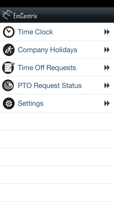 EmCentrix Mobile Screenshot