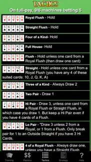 video poker trainer iphone screenshot 2