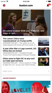 boston.com iphone screenshot 1