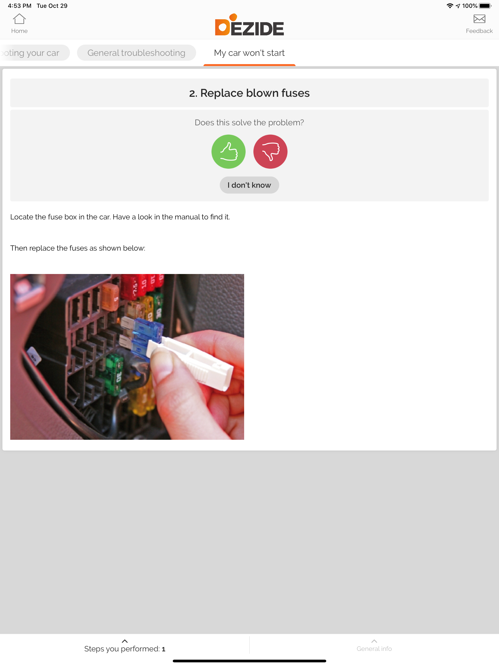 Dezide Troubleshooter