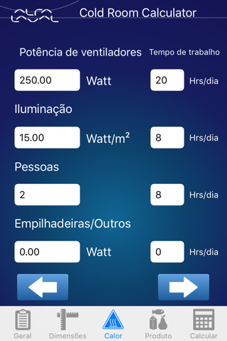 Cold Room Calculator screenshot 3