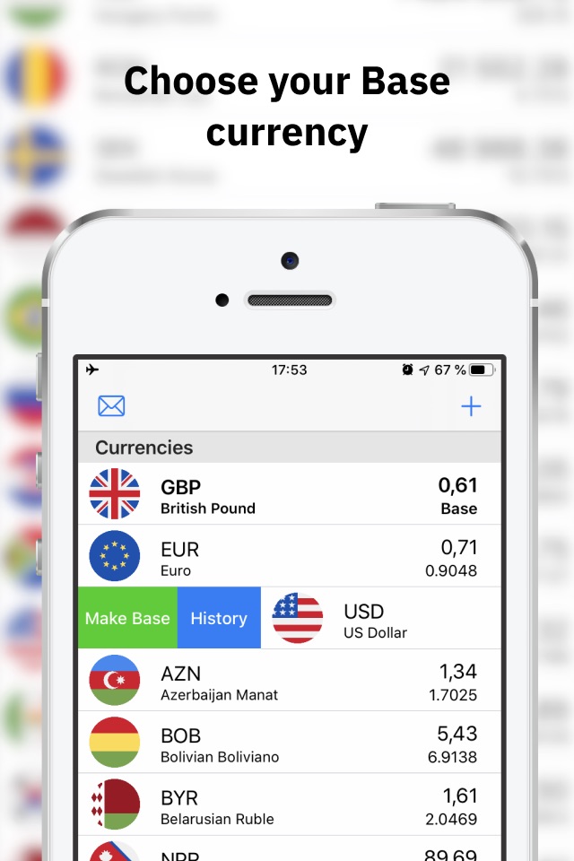 Currencies - quick converter screenshot 2