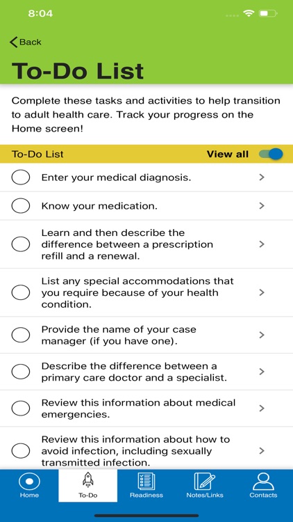Pediatric to Adult Care