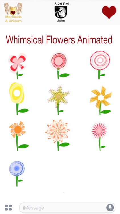 Whimsical Flowers Animated