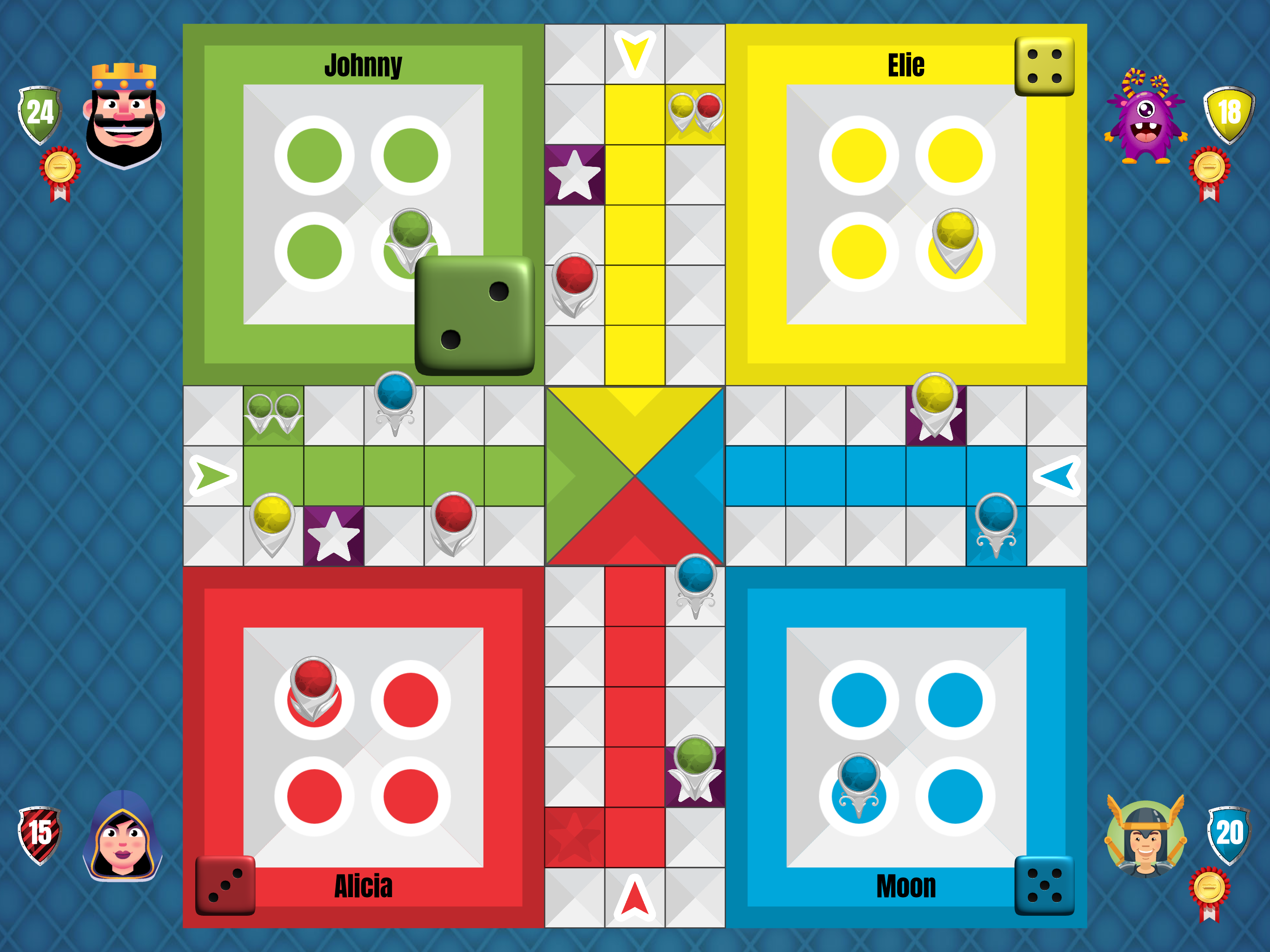 Ludo Dice Club Game