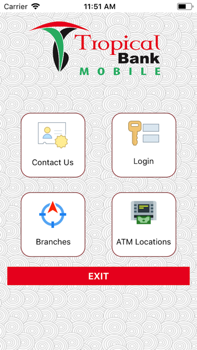 Tropical Bank Mobile Screenshot