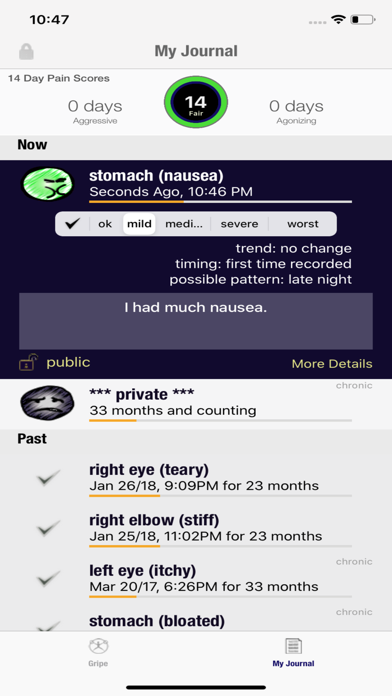 HypochondriApp Screenshot
