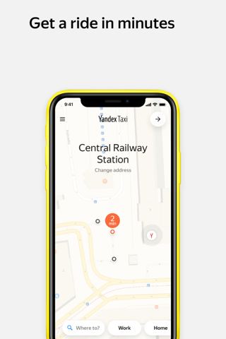 Yandex Go — taxi and delivery screenshot 2