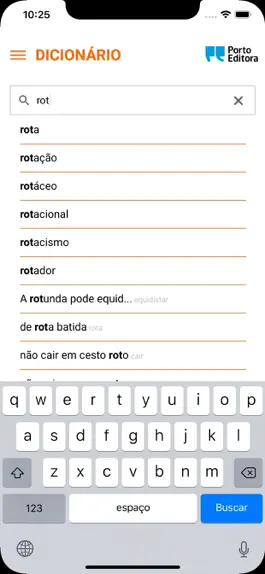Game screenshot Dicionário Porto Editora apk