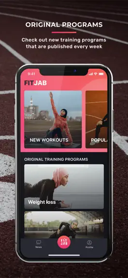 Game screenshot FitJab - muslim female fitness apk