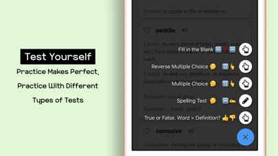TOEFL Vocabulary Words Screenshot