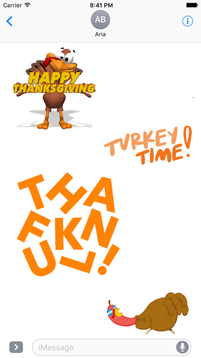 Screenshot #1 pour Animated Thanksgiving Day Gif
