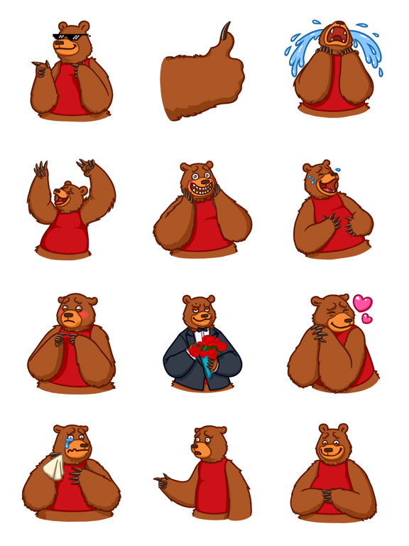 Screenshot #4 pour Best Bear Stickers