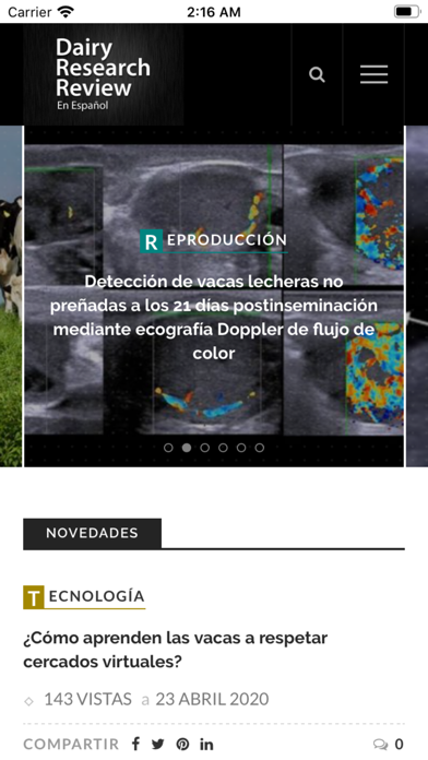 Screenshot #2 pour Dairy Research Review