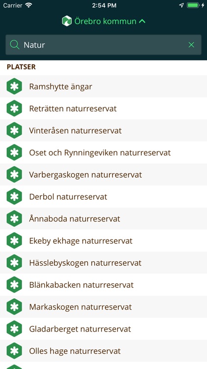 Örebros Naturkarta screenshot-5