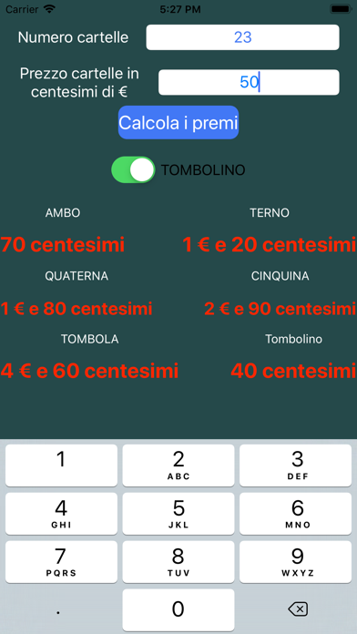 Montepremi Tombola screenshot 2