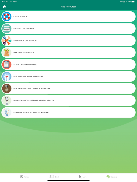 COVID Coach iPad screenshot 5 - Health & Fitness app
