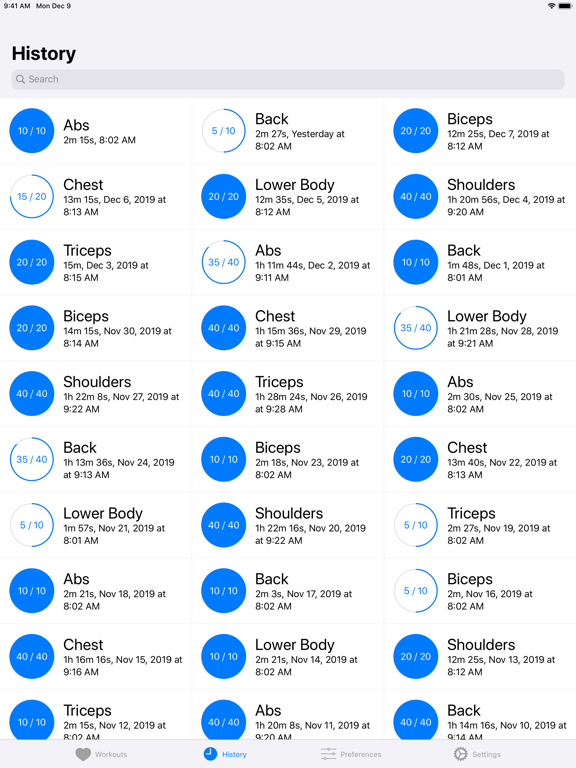 Reps! iPad screenshot 6 - Health & Fitness app