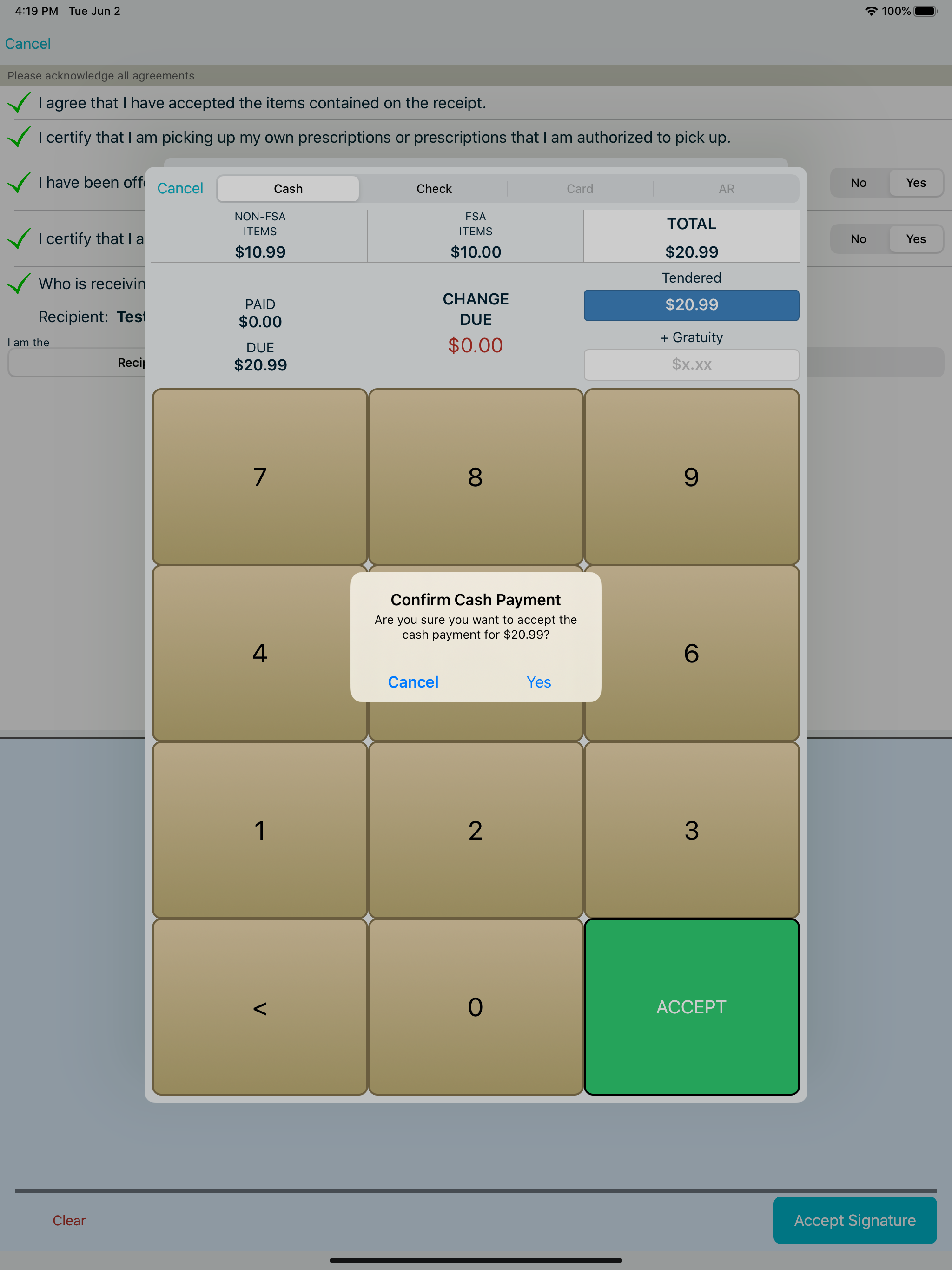 Rx30 POS Curbside screenshot 10