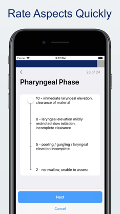 MASA Swallowing Exam screenshot 3