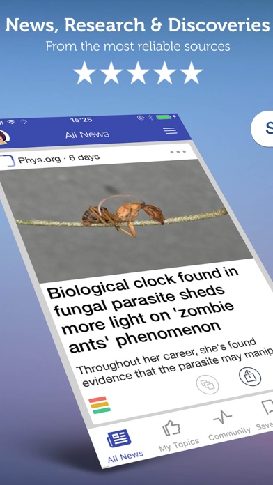 Screenshot #1 pour Science News & Discoveries