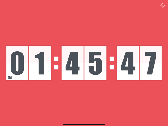 Screenshot #6 pour Mini Clock - one flip iclock