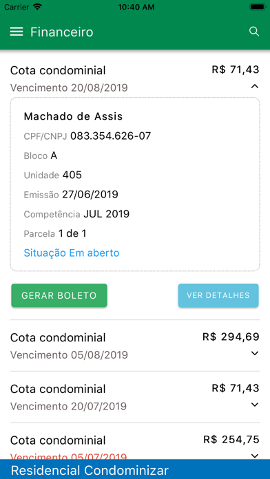 Condominizar Portal Condomínio Screenshot