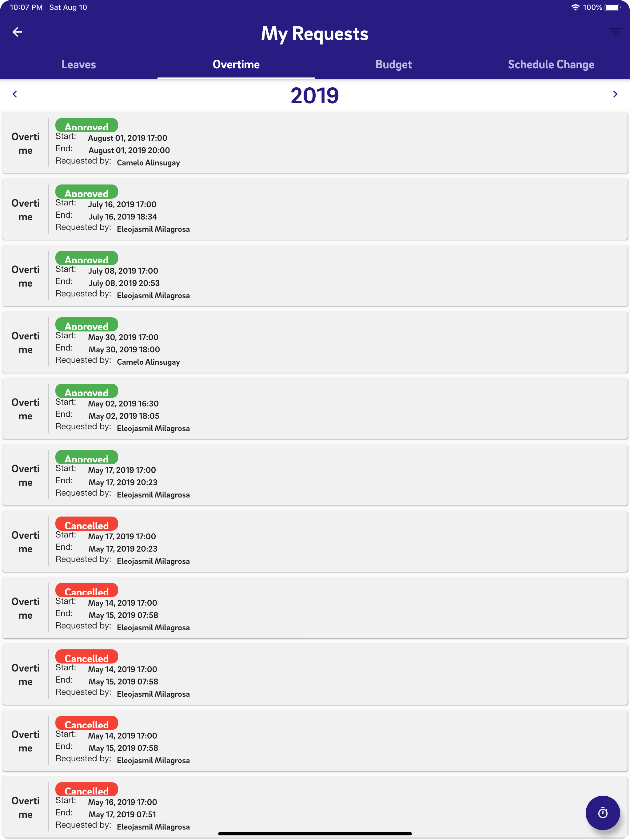 My Timesheet (Witty) screenshot 14