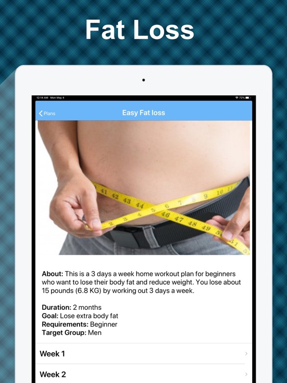 At Home Workout: No Equipments iPad screenshot 4 - Health & Fitness app