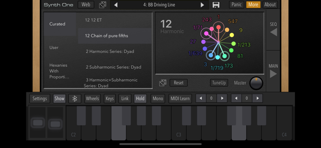 ‎AudioKit Synth One Synthesizer Screenshot