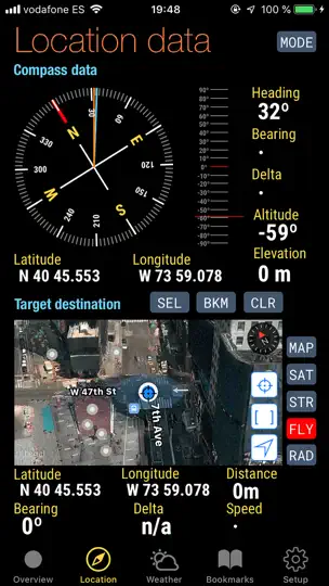 Captura de pantalla de Quickgets Geo: Widgets Geodata en iPhone 2