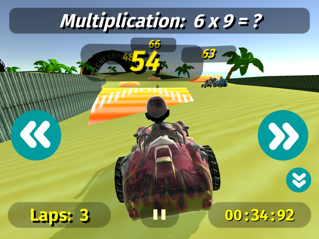 ‎Math Racing 2 Pro Screenshot