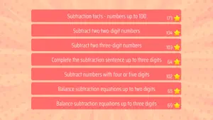 Third grade Math - Subtraction screenshot 1
