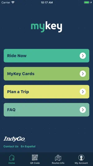 MyKey - IndyGo screenshot 2