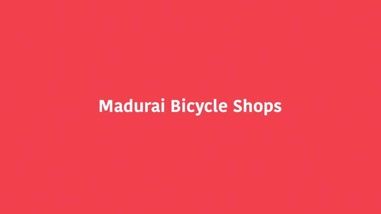 Madurai Bicycle Shops