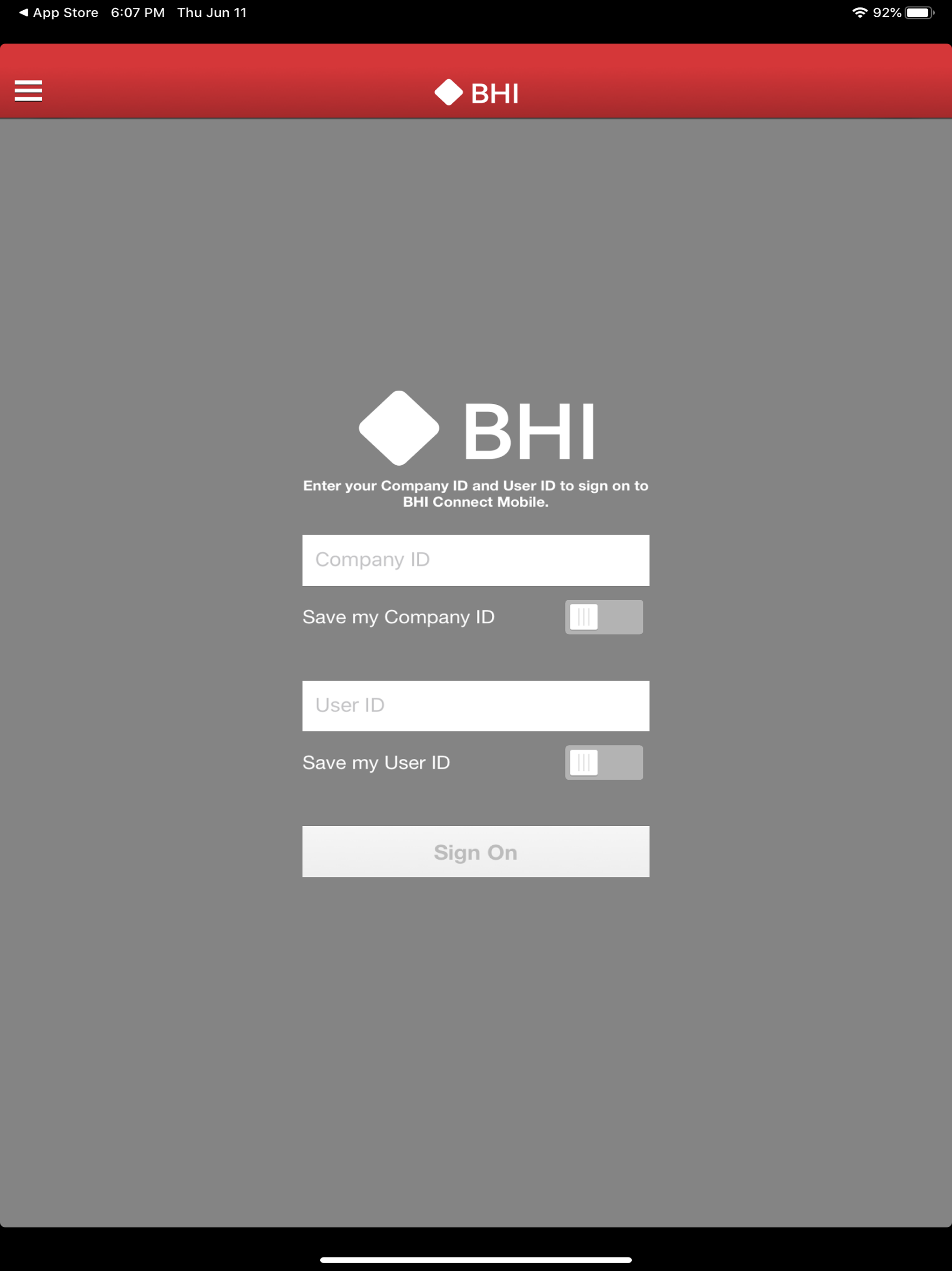 BHI Connect for iPad screenshot 2