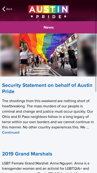 Screenshot #3 pour Austin Pride Official