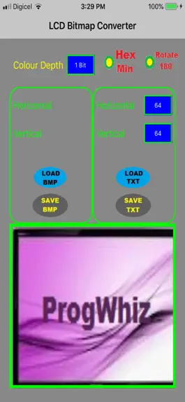 Game screenshot LCD Bitmap Converter mod apk