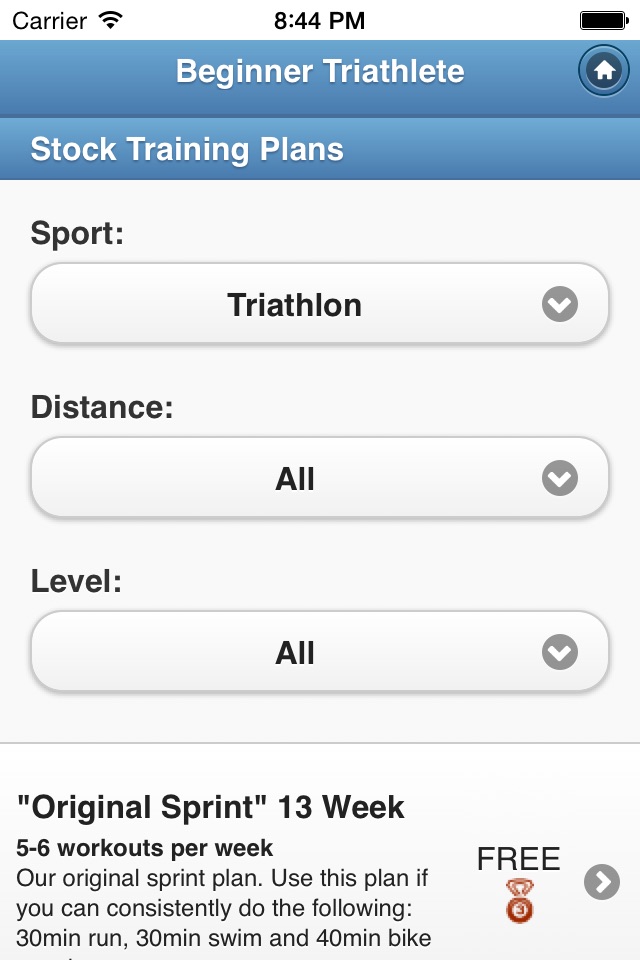 BeginnerTriathlete screenshot 3