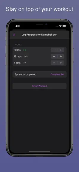 Game screenshot Simple Workout Tracker hack