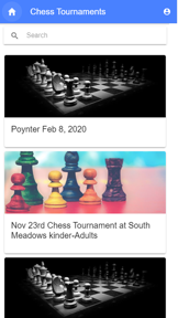 Chess Tournament ChessClub.io screenshot
