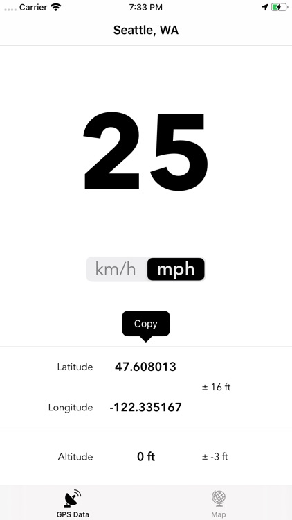 GPS Data - Speed & Altitude screenshot-3